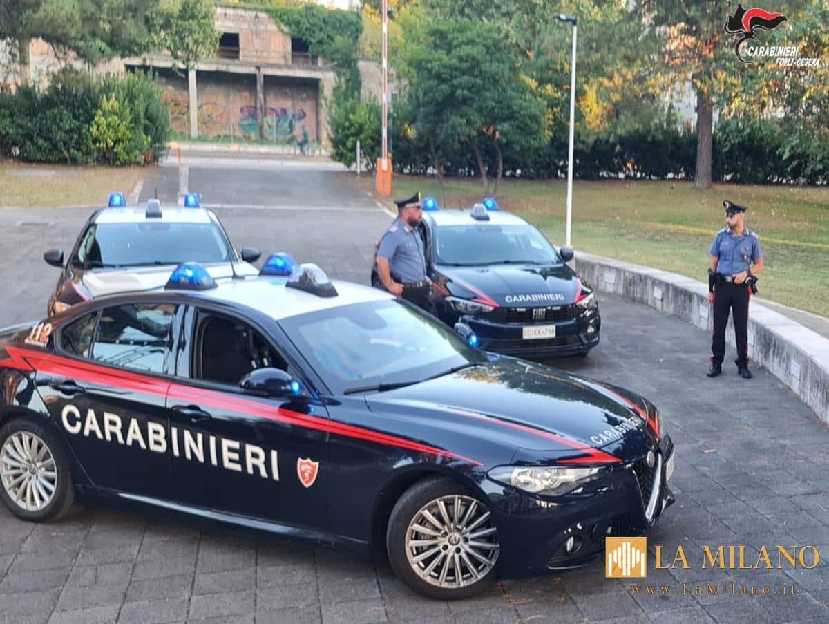 Cesena, controlli ai giardini Serravalle: denunciato spacciatore e 5 giovani segnalati per droga