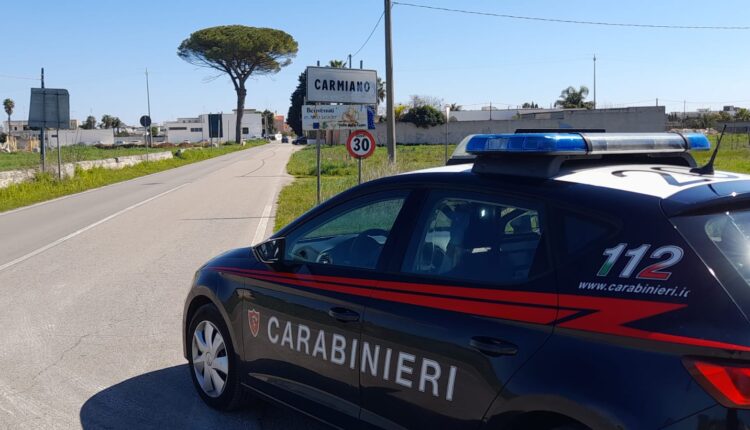 Carmiano, 39enne ai domiciliari per maltrattamenti in famiglia: violato il divieto di avvicinamento