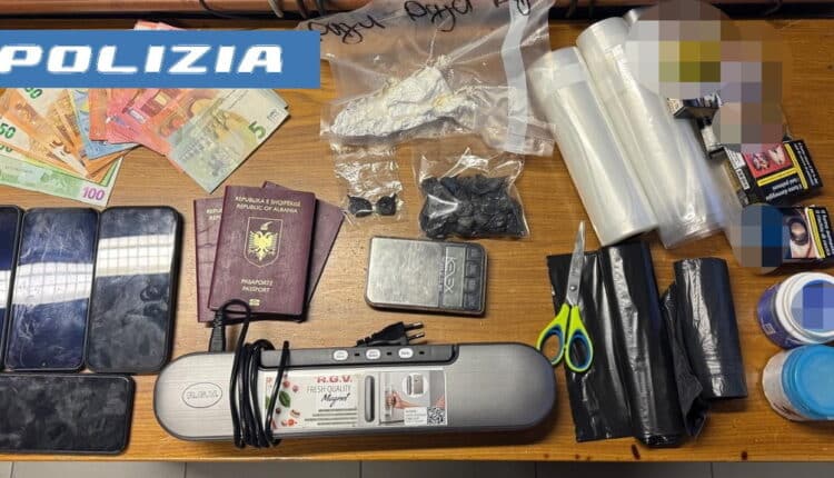 Rimini, blitz antidroga a Miramare: arrestati 3 giovani con 120 grammi di cocaina