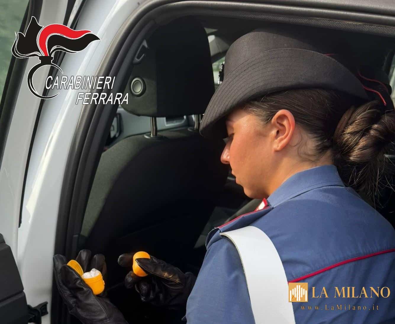 Goro, cocaina nascosta negli ovetti e tra i sedili: arrestati due giovani