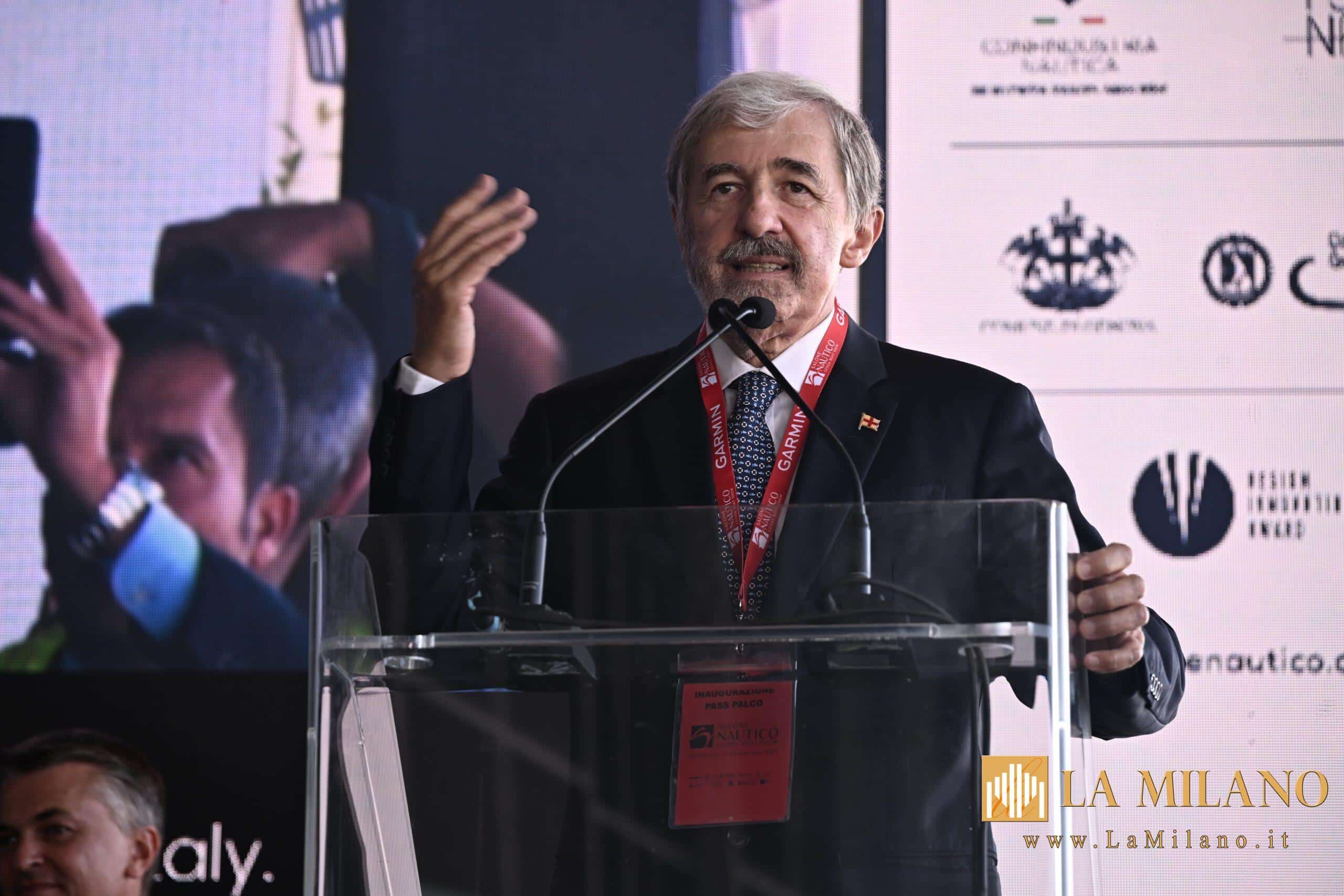 Genova, Bucci inaugura il 65° Salone Nautico: “Il nostro obiettivo è diventare il primo al mondo”