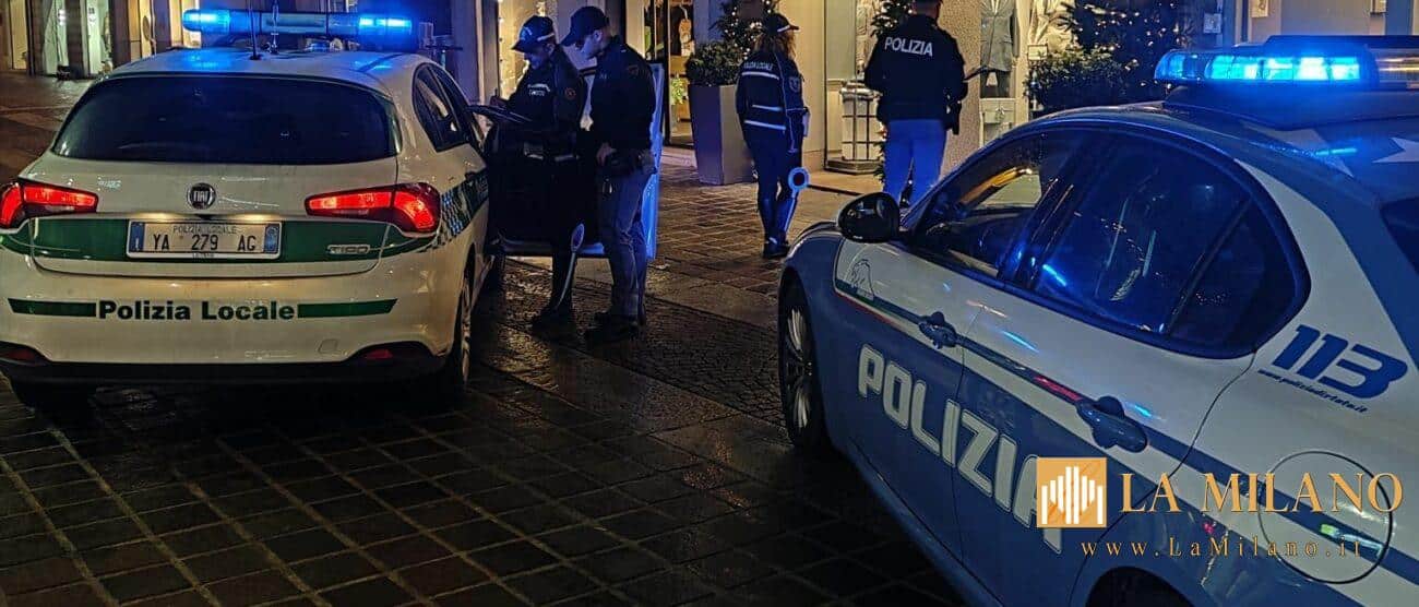 Monza: servizio straordinario di controllo nel centro storico, 59 persone identificate
