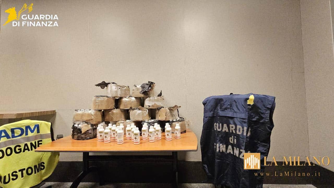 Malpensa, maxi-sequestro di farmaci e pesticidi illegali: bloccati quasi 2.000 medicinali e oltre 50 litri di insetticida vietato.