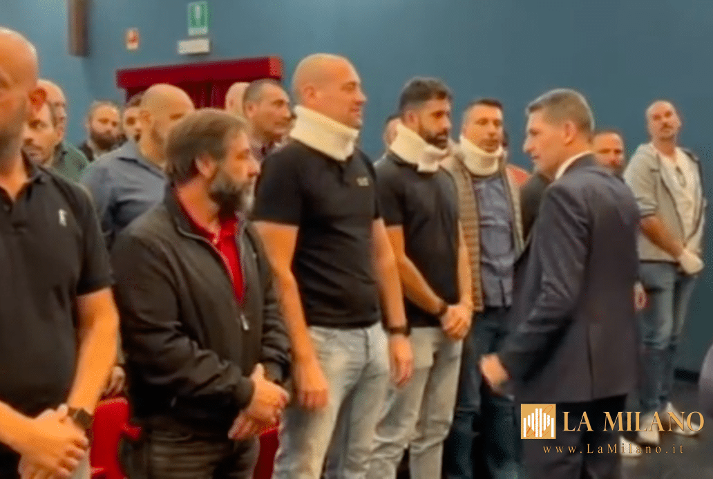 Milano: il Capo della Polizia Pisani incontra gli agenti feriti negli scontri del 22 settembre