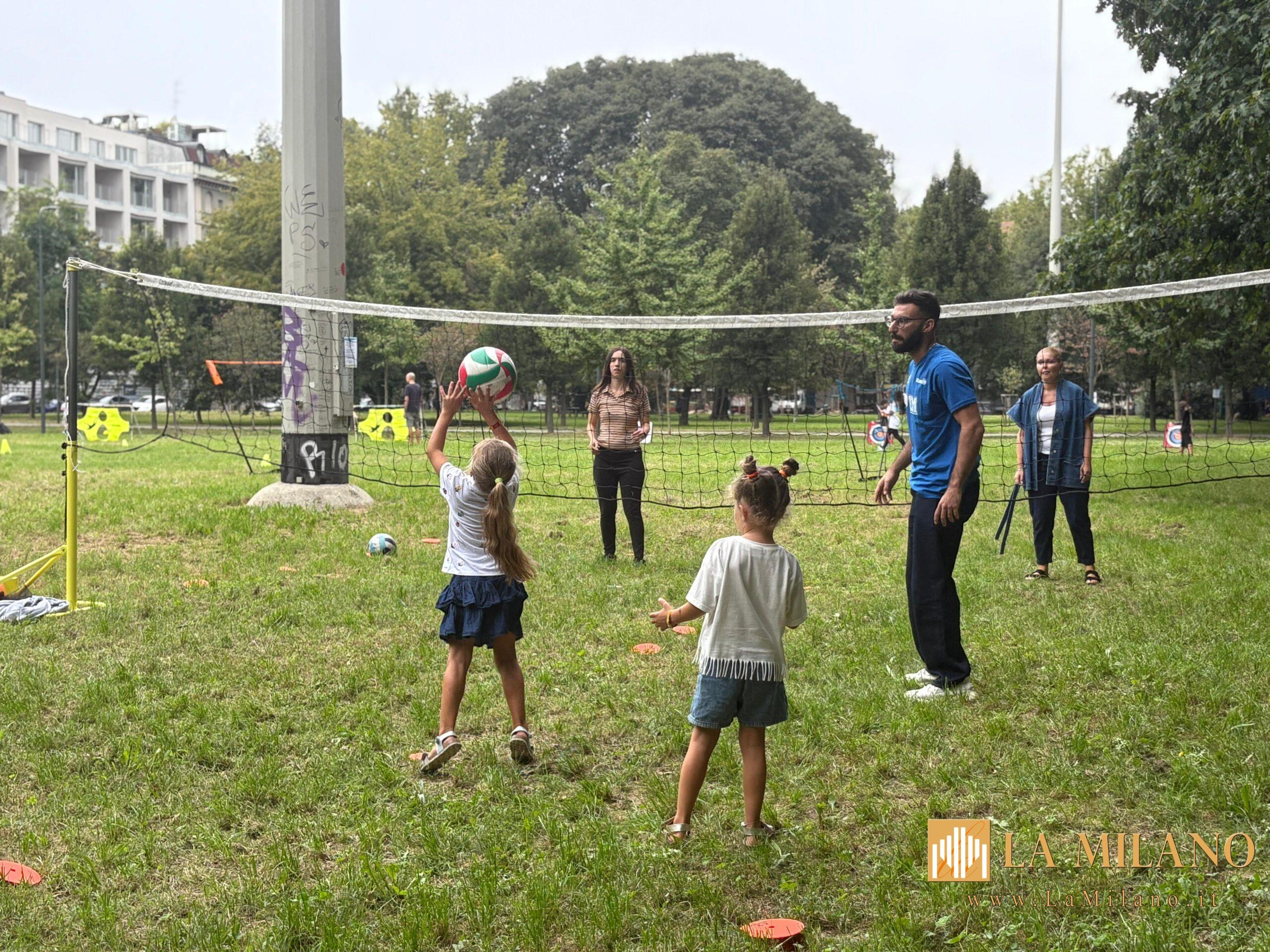 Milano tra festa e sport: il villaggio di generazione sport al parco della resistenza.