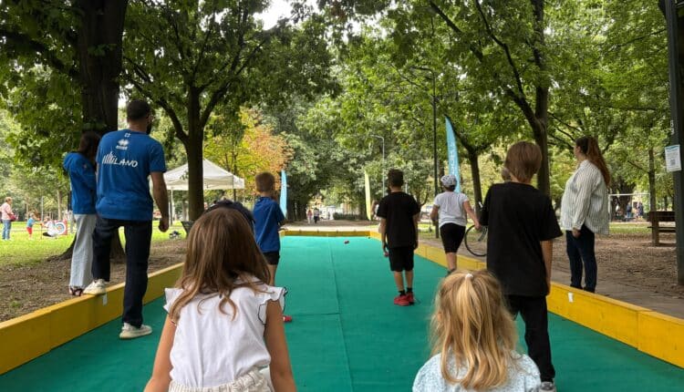 Milano tra festa e sport: il villaggio di generazione sport al parco della resistenza.
