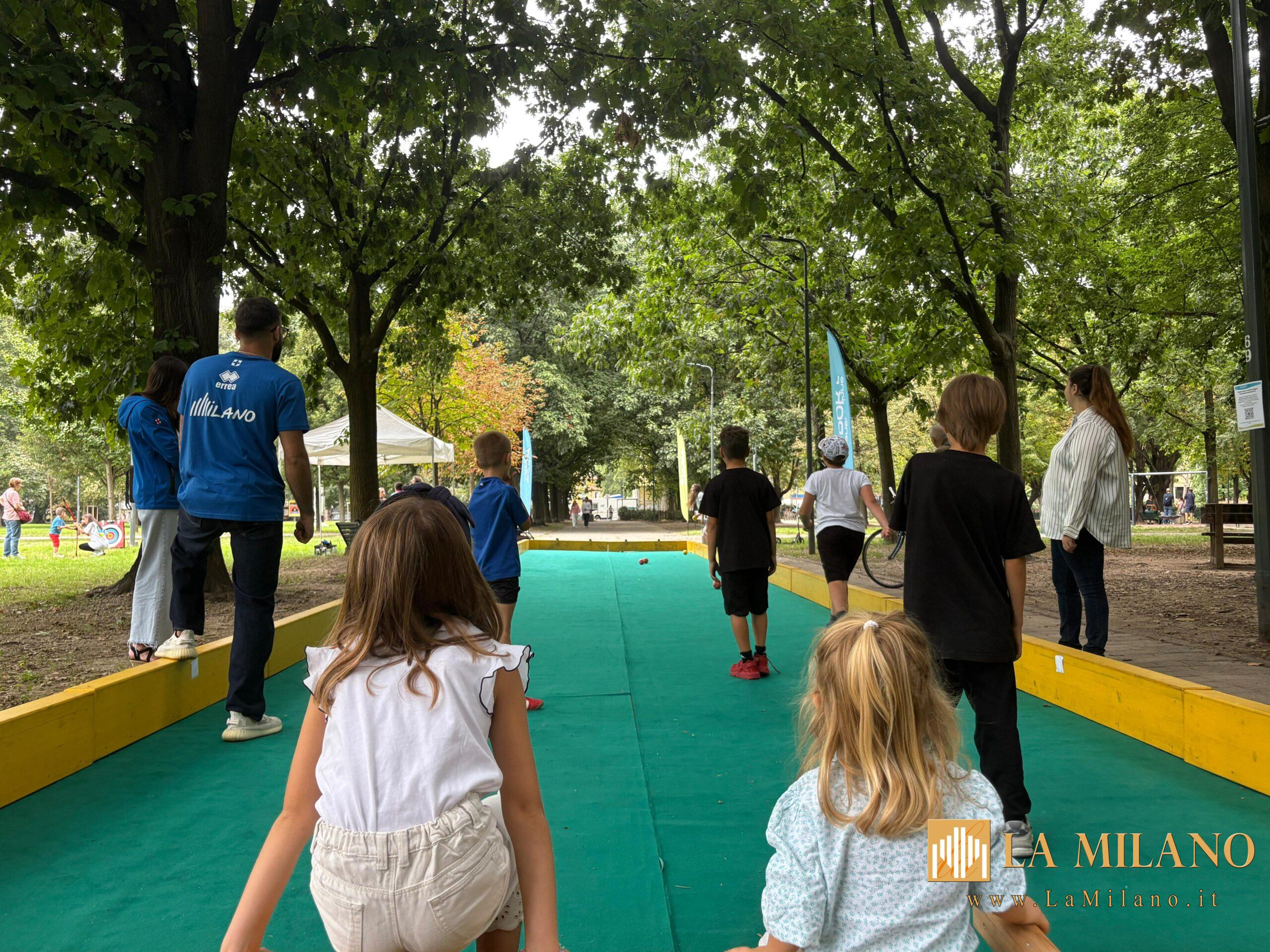 Milano tra festa e sport: il villaggio di generazione sport al parco della resistenza.