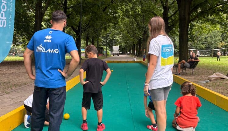 Milano tra festa e sport: il villaggio di generazione sport al parco della resistenza.