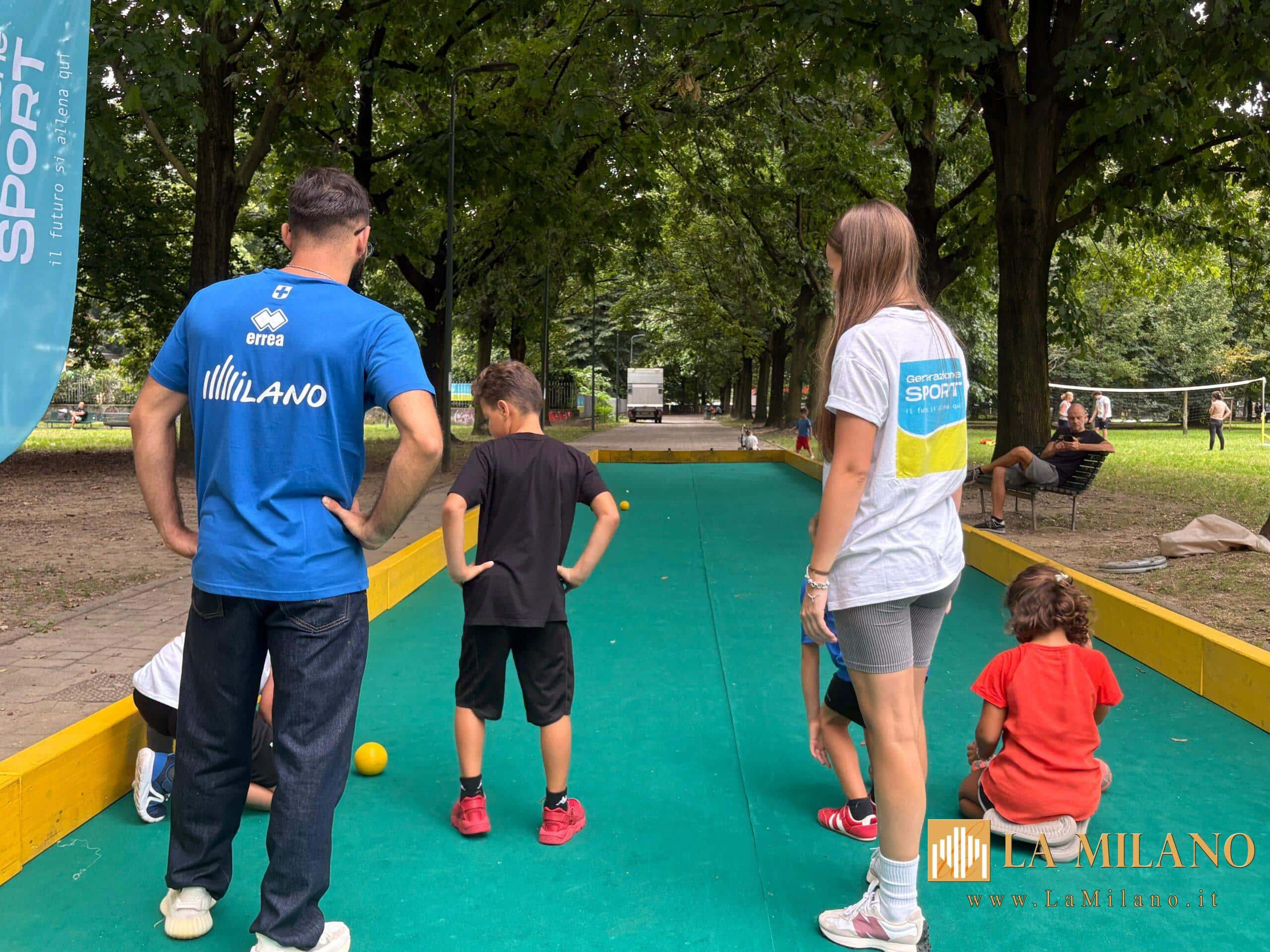 Milano tra festa e sport: il villaggio di generazione sport al parco della resistenza.