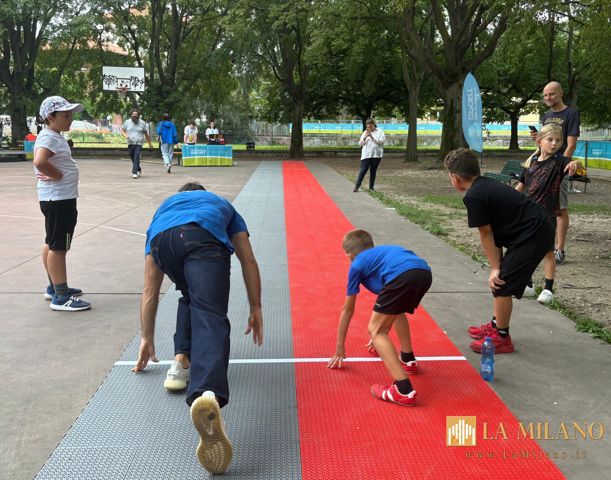 Milano tra festa e sport: il villaggio di generazione sport al parco della resistenza.