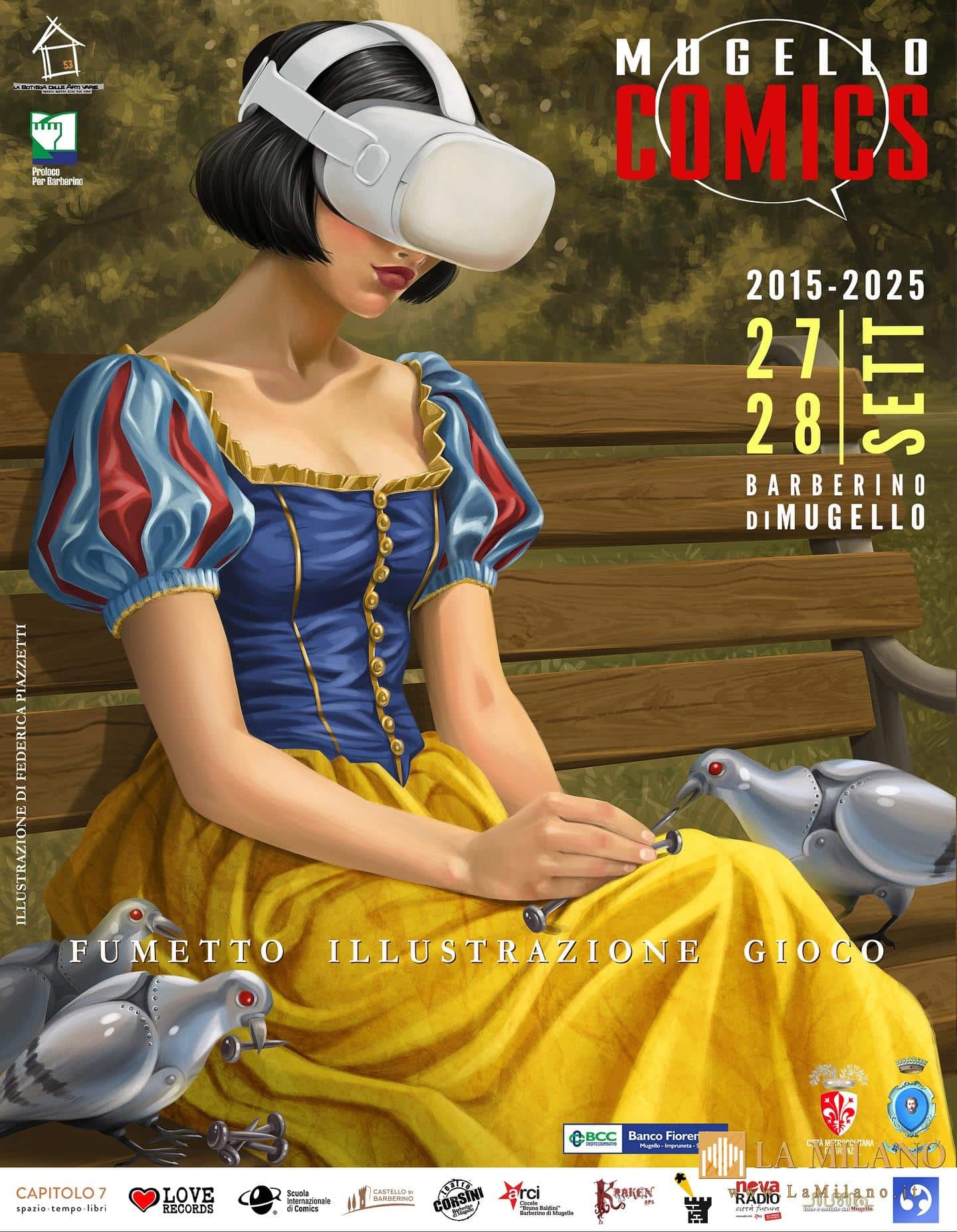 Mugello Comics 2025: fumetto, illustrazione e gioco a Barberino di Mugello