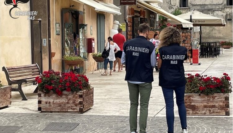 NAS Carabinieri Salerno: sequestrati 8 quintali di alimenti non conformi e chiuse 23 attività nelle province di Salerno, Avellino e Benevento