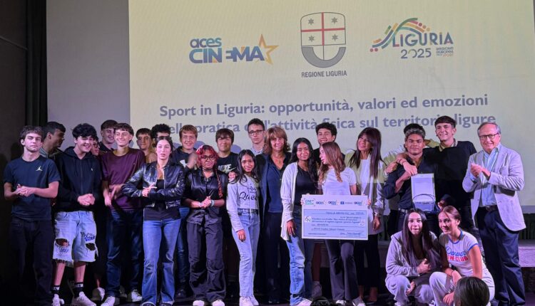 L’assessore Ferro al Nickelodeon per la chiusura del concorso scolastico “Liguria 2025 – Regione Europea dello Sport”