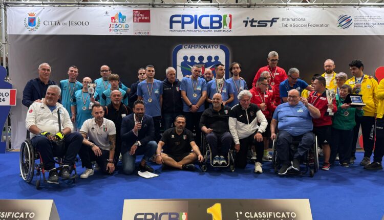 Jesolo si conferma capitale del calcio balilla paralimpico: il 13 e 14 settembre il Campionato Italiano a squadre