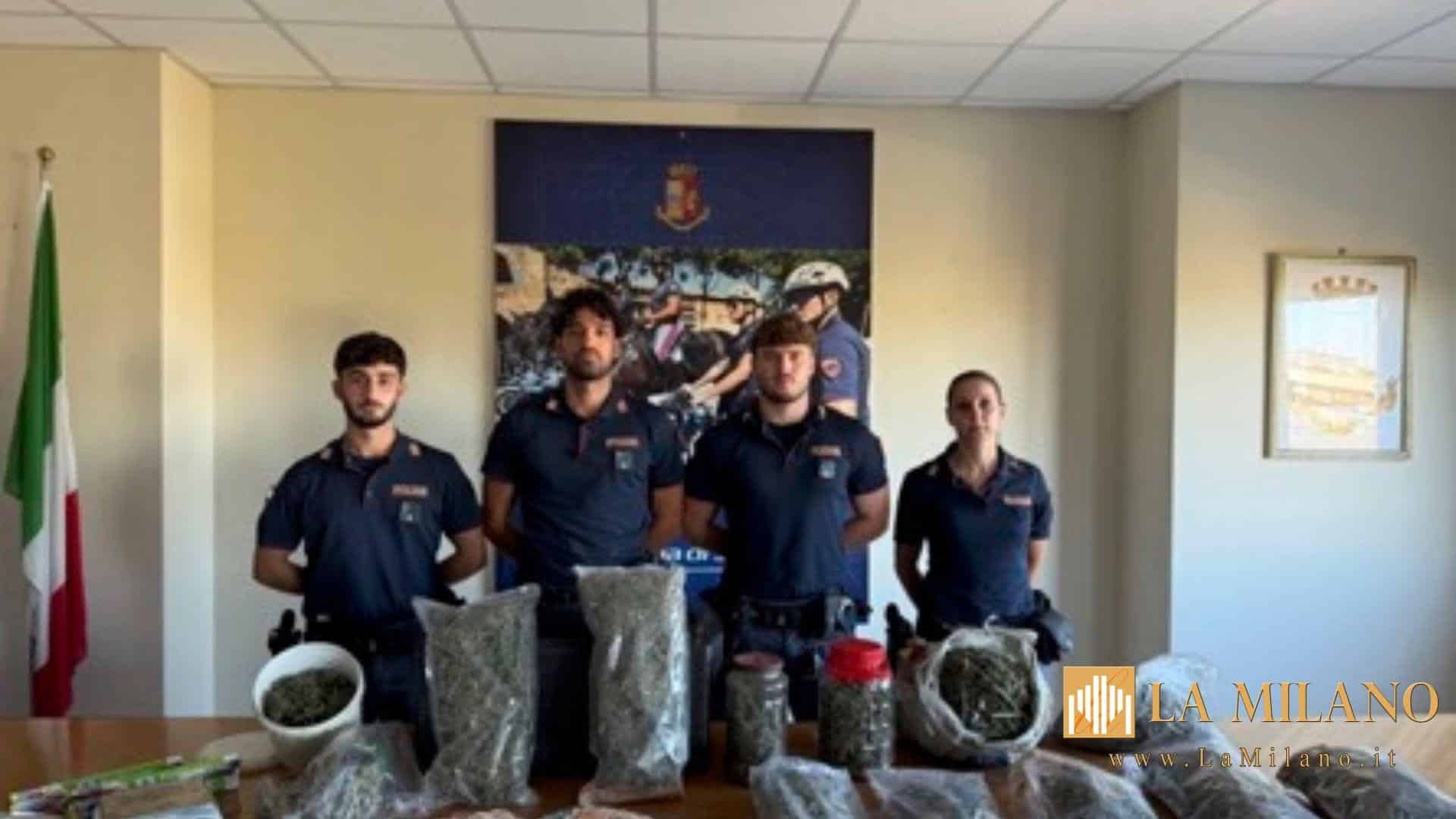 Ravenna, Polizia di Stato smantella rete di spaccio agli Speyer, tre arresti e 7,5 kg di marijuana sequestrati