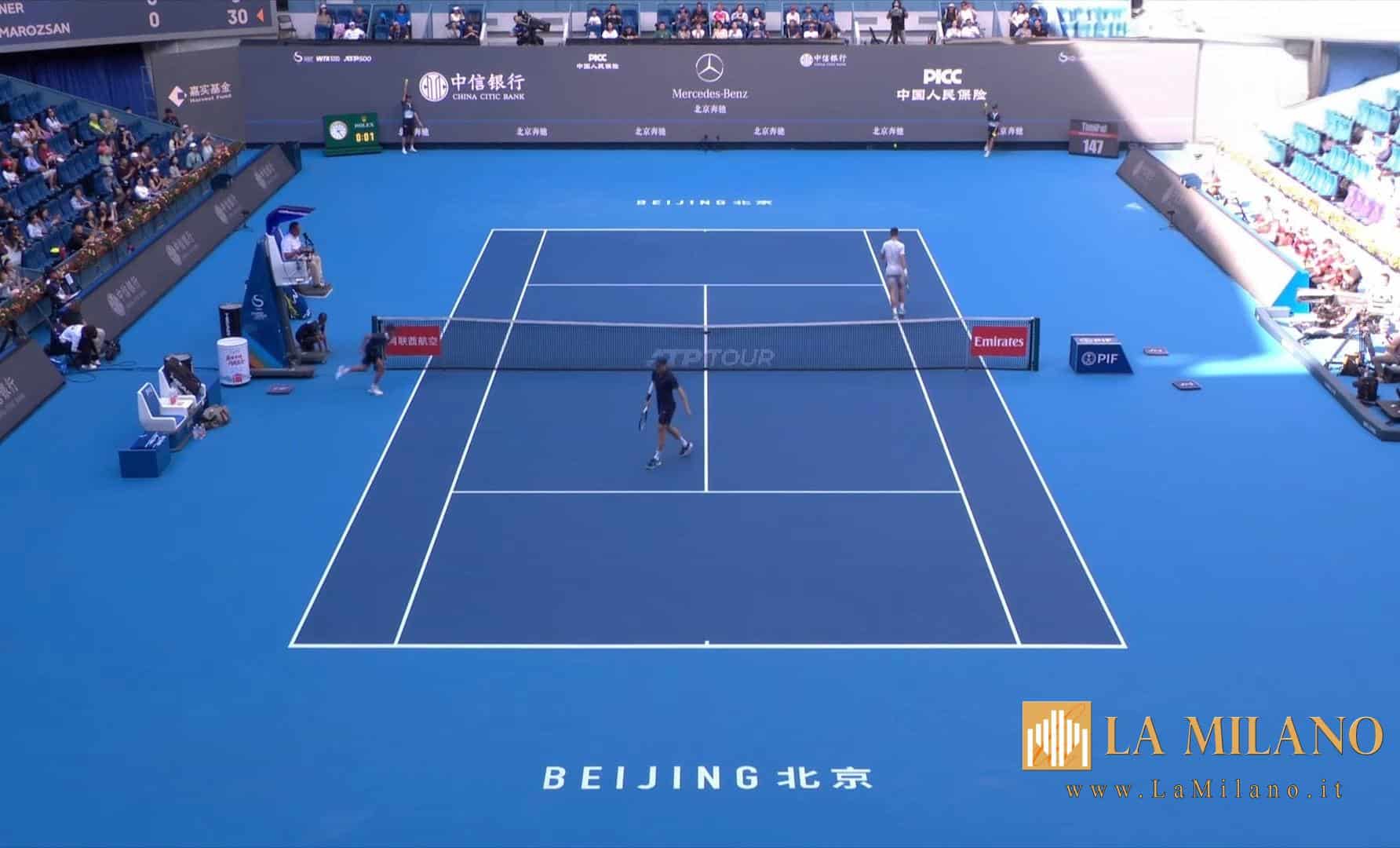 China Open: Sinner batte Marozsan e conquista la semifinale contro De Minaur
