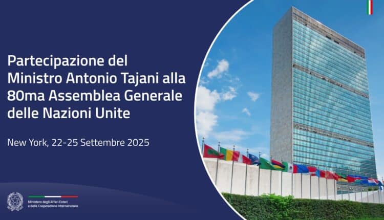 UNGA80: Quarta giornata di Tajani a New York, focus su Gaza, Iran, Libia, Corno d’Africa e India
