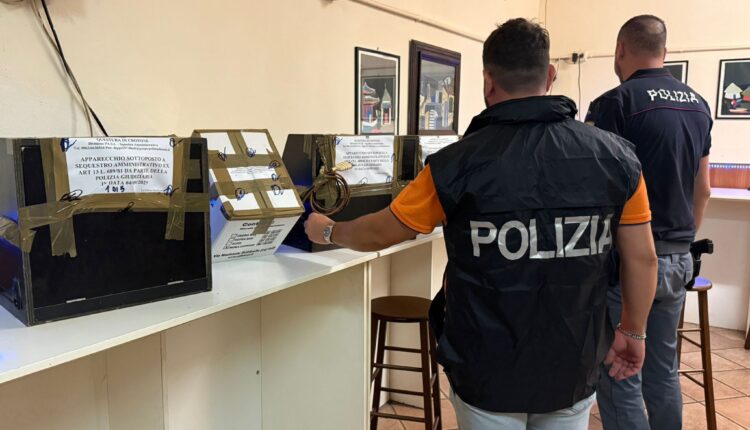Crotone: blitz della Polizia scopre sala giochi abusiva a Isola Capo Rizzuto