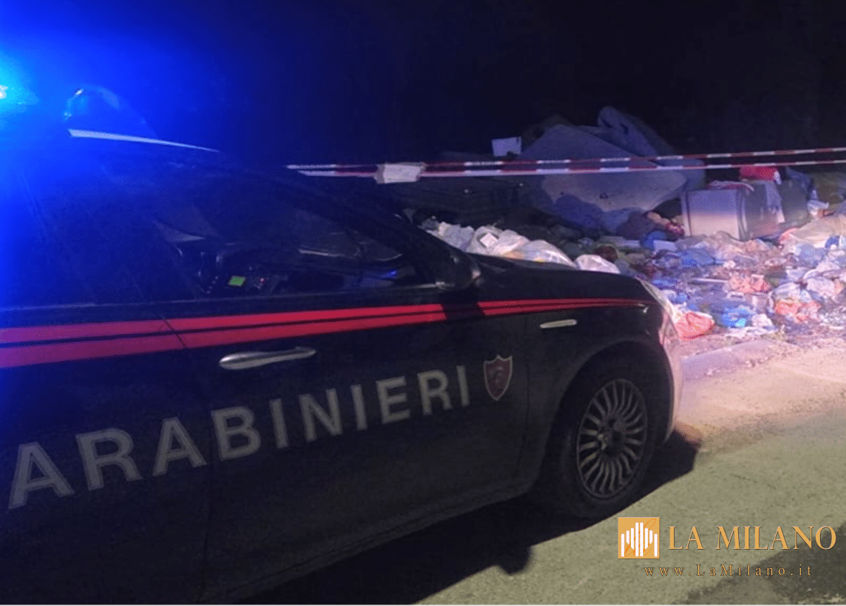 Mondragone, sequestrata discarica abusiva nella Terra dei Fuochi: 1.000 mq di rifiuti