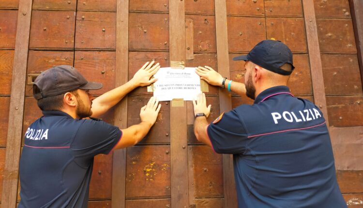 Roma, locale della movida chiuso per 10 giorni: violenza e irregolarità accertate dalla Polizia