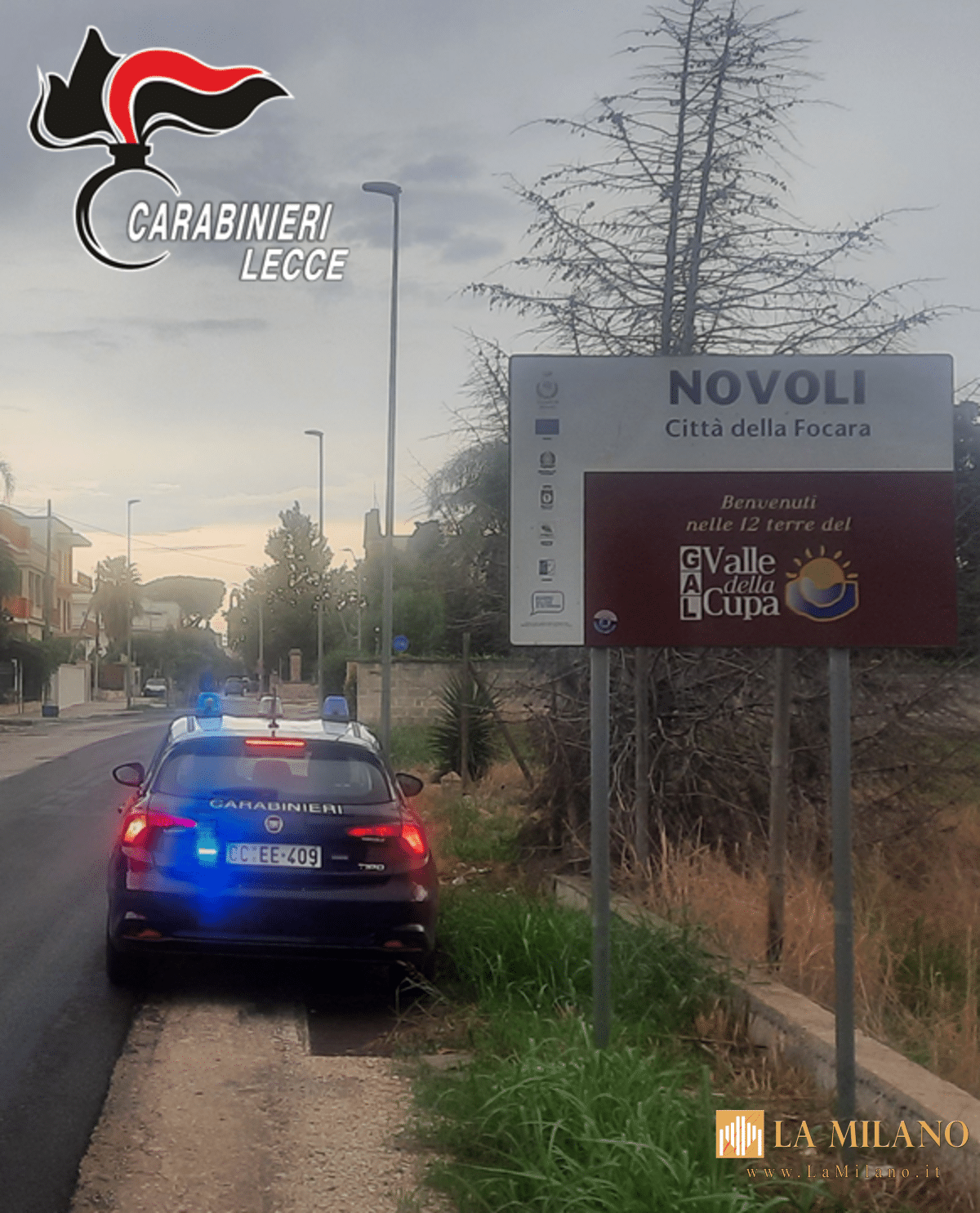 Novoli: inseguimento in centro, arrestato con la cocaina in auto e in casa