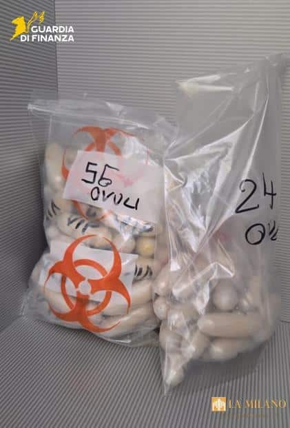 Bergamo, arrestata a Orio al Serio passeggera con 120 ovuli di eroina ingeriti