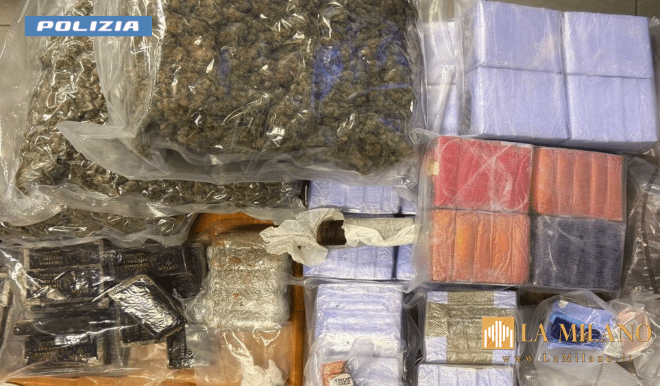 Maxi sequestro di droga a Milano: sette arresti tra Pieve Emanuele, Cornaredo e Bollate