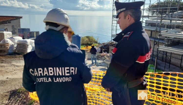 Palermo: controlli nei cantieri, 9 aziende sospese e 12 lavoratori in nero.
