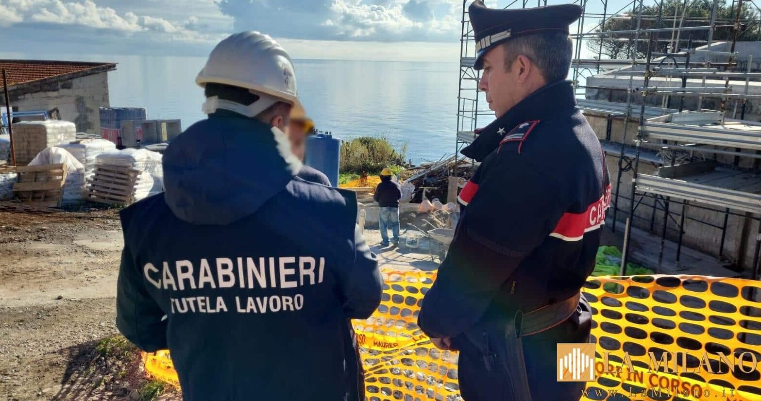 Palermo: controlli nei cantieri, 9 aziende sospese e 12 lavoratori in nero.