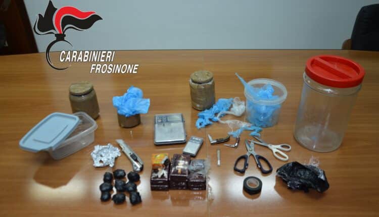 Frosinone, maxi operazione antidroga dei Carabinieri: 5 misure cautelari tra Alatri, Ferentino, Ceccano e Patrica