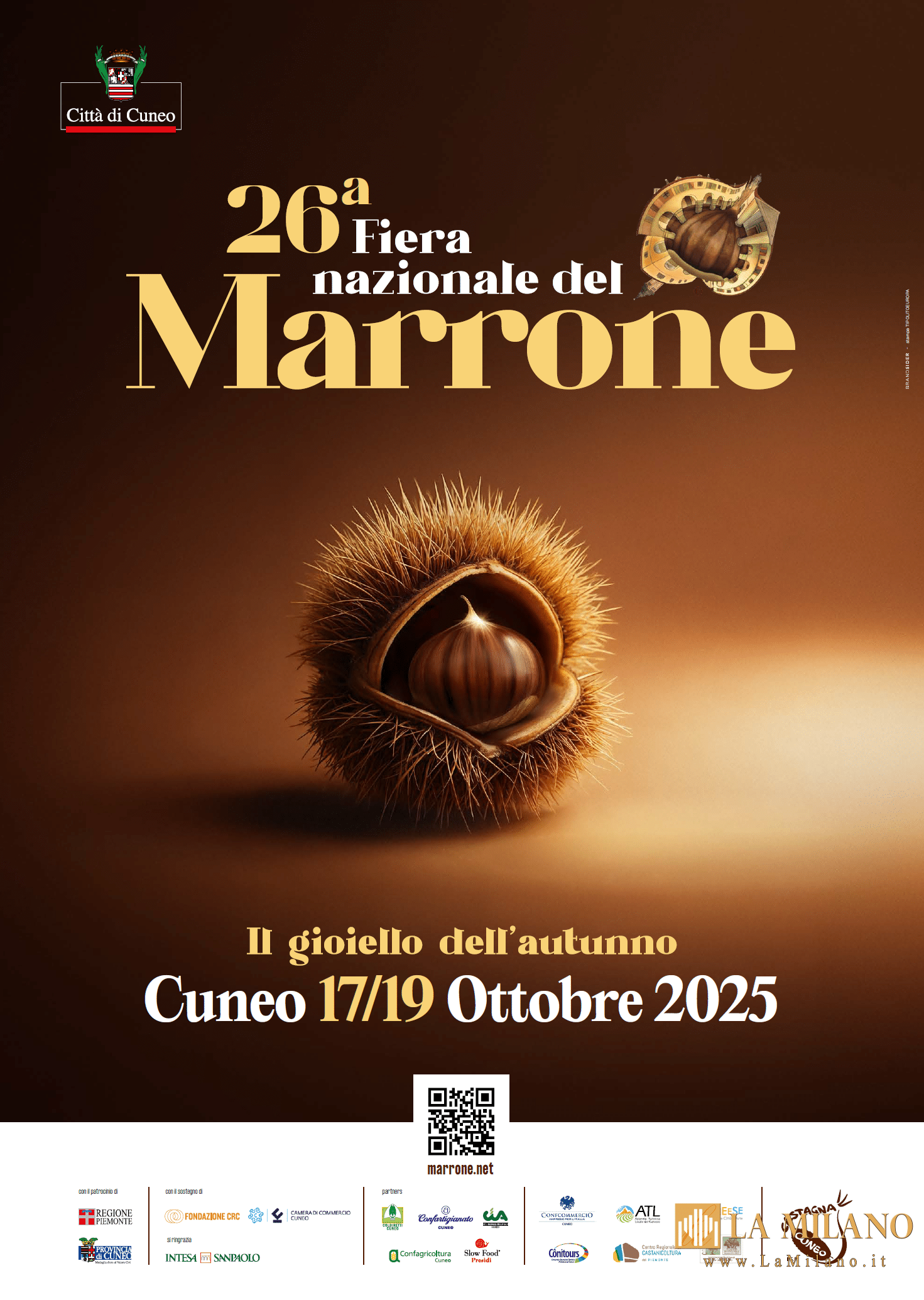 Cuneo celebra il marrone: torna la Fiera Nazionale “Gioiello d’Autunno”