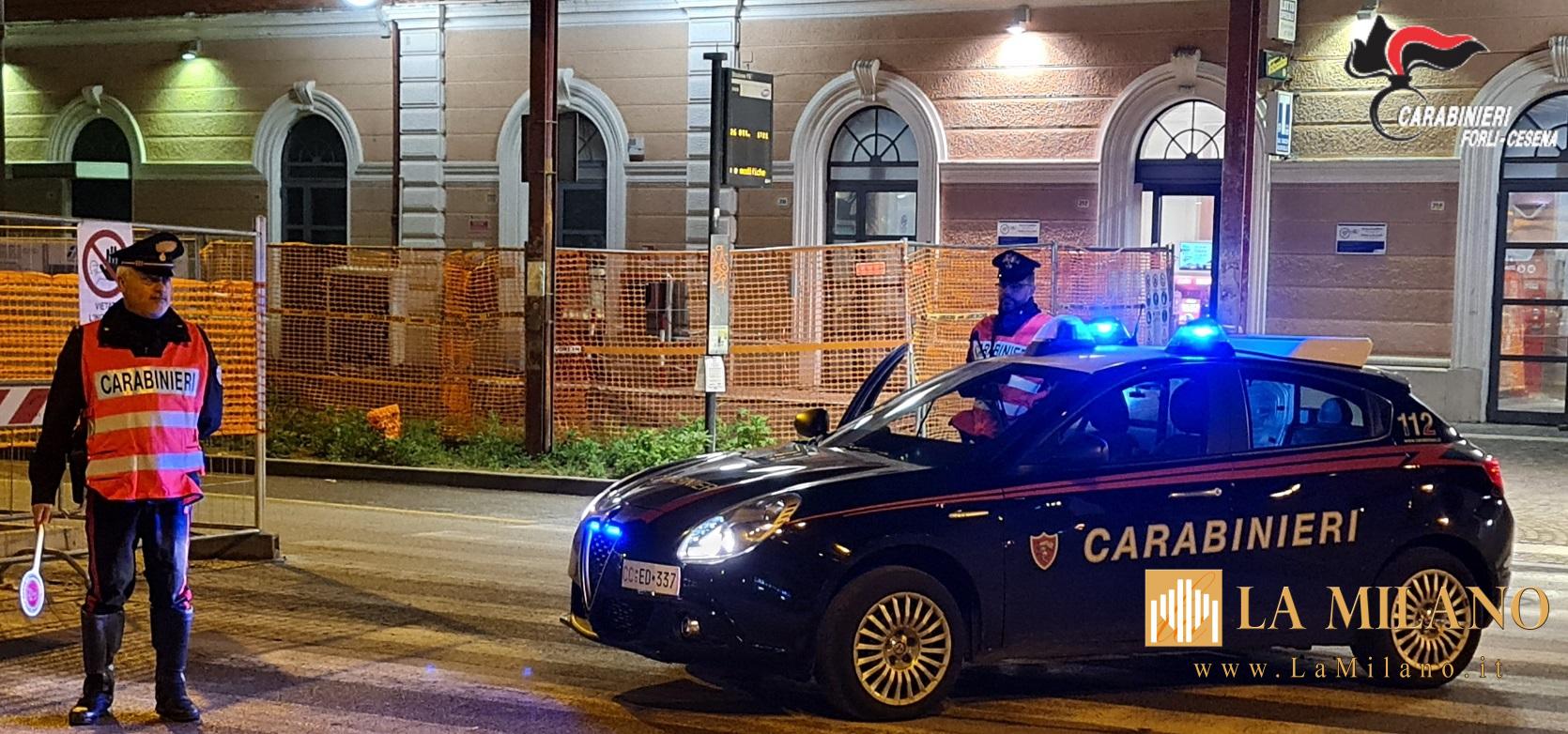 Cesena: aggredisce passeggera e carabinieri sul treno, arrestato.