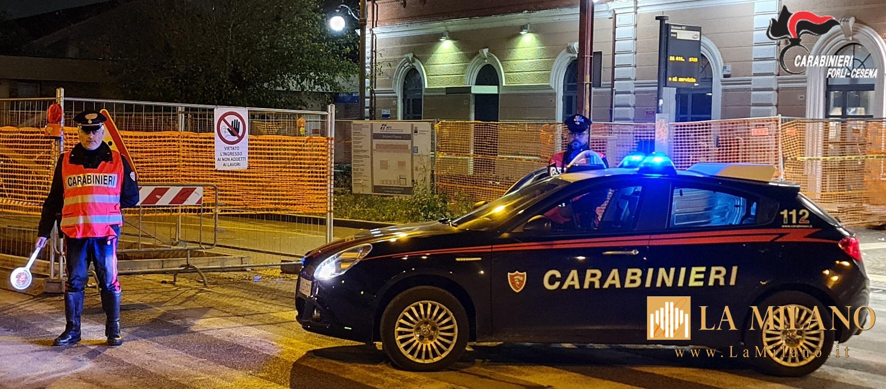Cesena: aggredisce passeggera e carabinieri sul treno, arrestato.