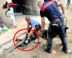 Catania: 35enne arrestato con marijuana, hashish e 10mila euro in auto.