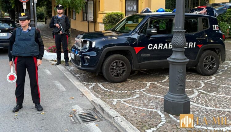Frosinone, controlli straordinari dei Carabinieri: 140 persone identificate.