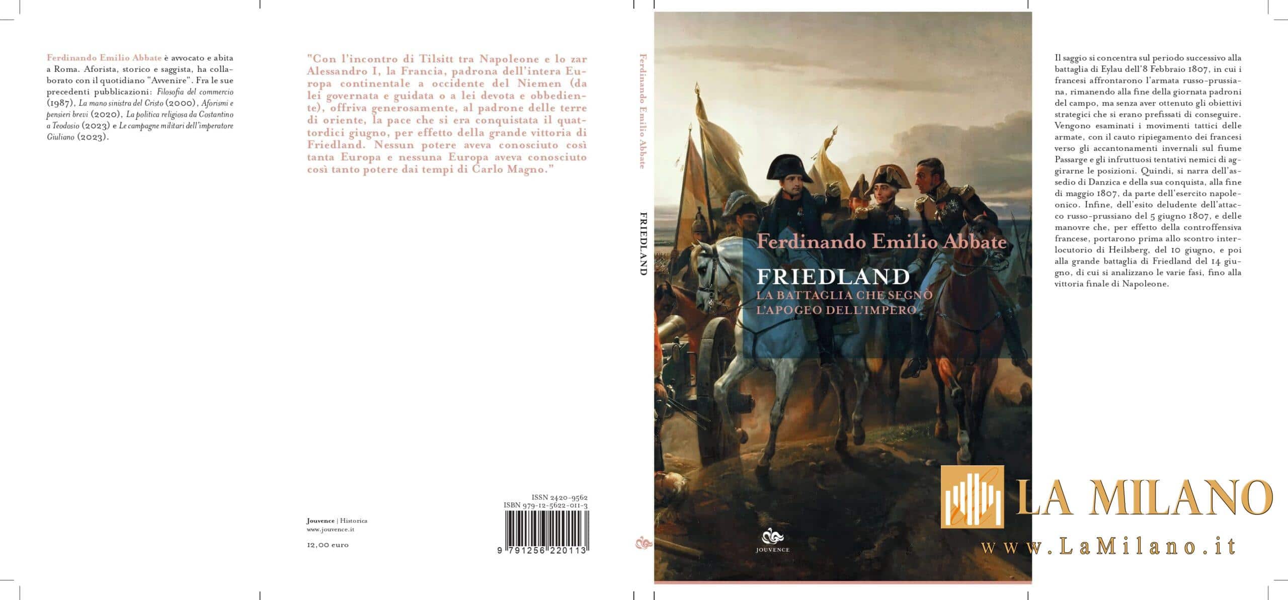 Importante riconoscimento per Ferdinando Emilio Abbate: la sua opera tra i vincitori del Premio Letterario Mondiale "Tulliola–Filippelli".
