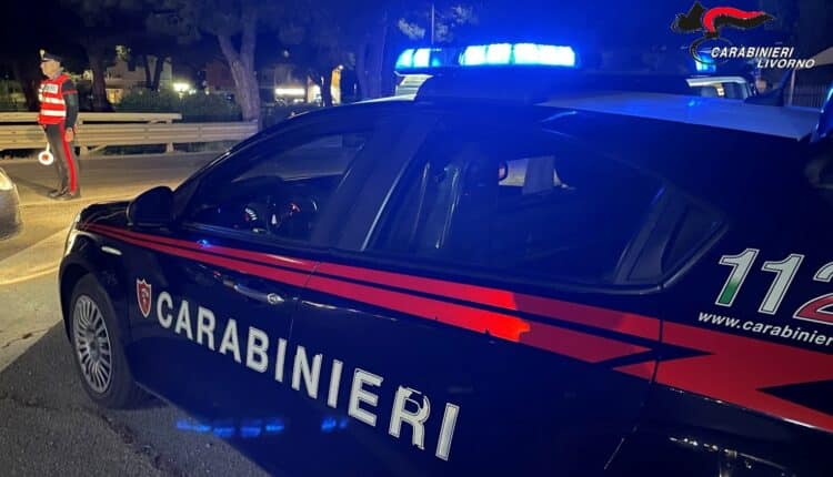 Cecina e Piombino, controlli dei Carabinieri: 2 denunce per guida sotto l’effetto di droga e alcol