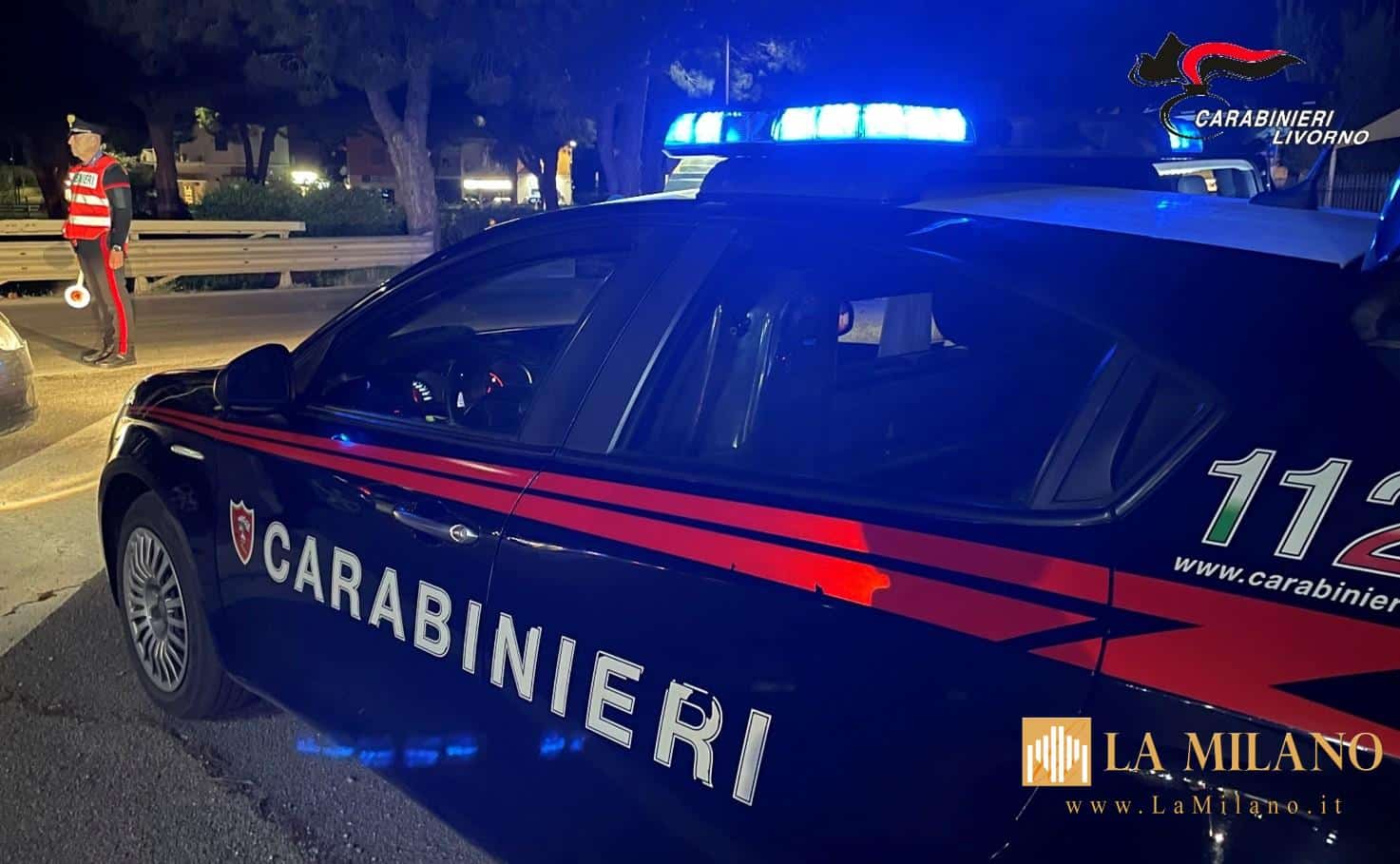 Cecina e Piombino, controlli dei Carabinieri: 2 denunce per guida sotto l’effetto di droga e alcol