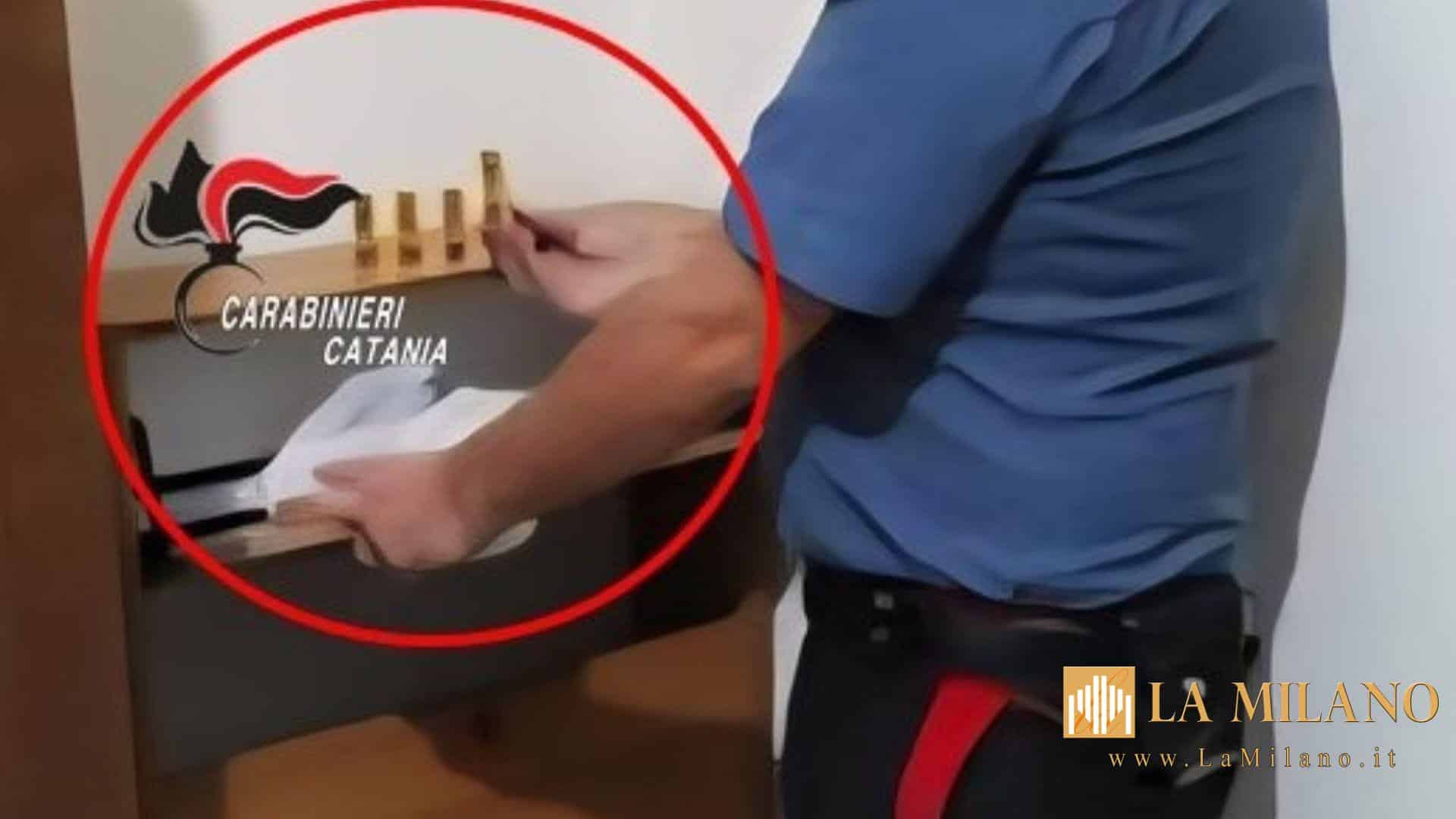 Biancavilla, trovate munizioni in casa: denunciato 24enne dai Carabinieri