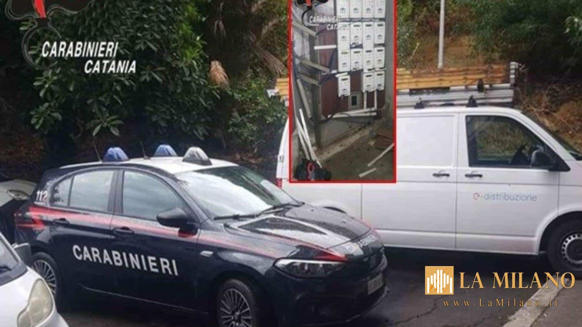 Catania, quartiere Monte Po: scoperti allacci abusivi alla rete elettrica, 4 denunciati dai Carabinieri