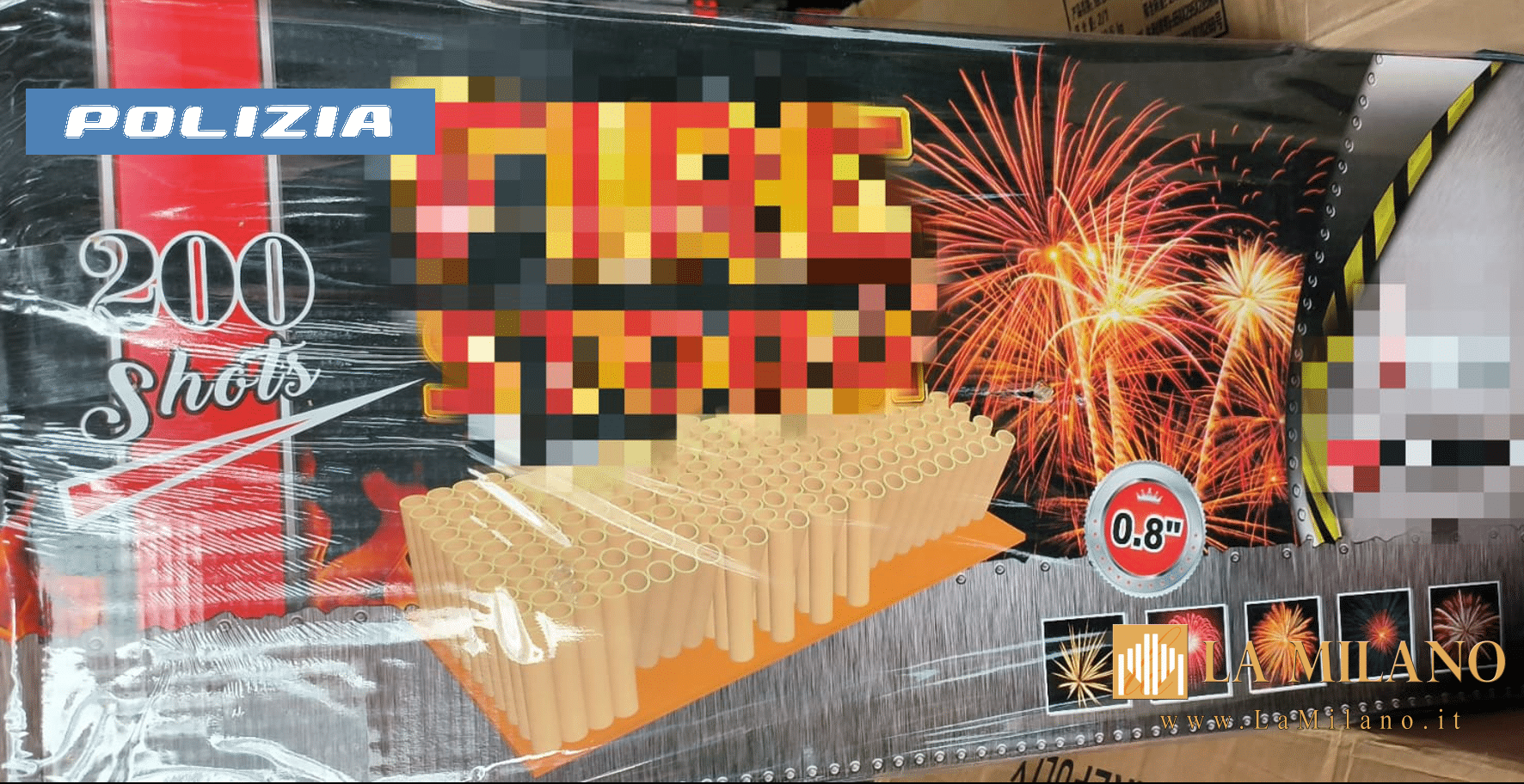 Settimo Torinese, sequestrati 560 kg di fuochi d’artificio illegali: denunciato un 30enne