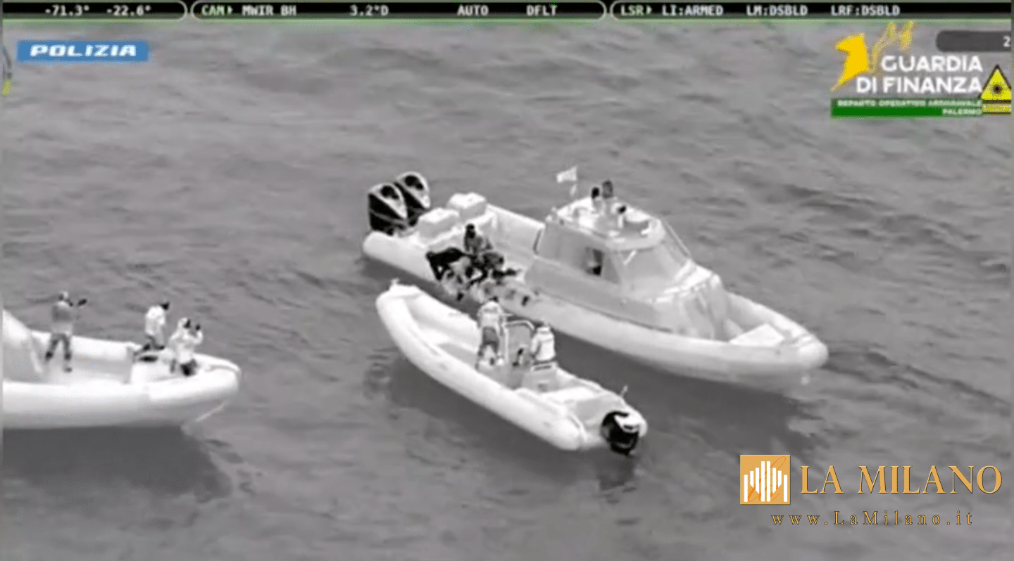 Trapani, maxi sequestro di 670 chili di hashish: fermati cinque cittadini tunisini dopo un inseguimento in mare