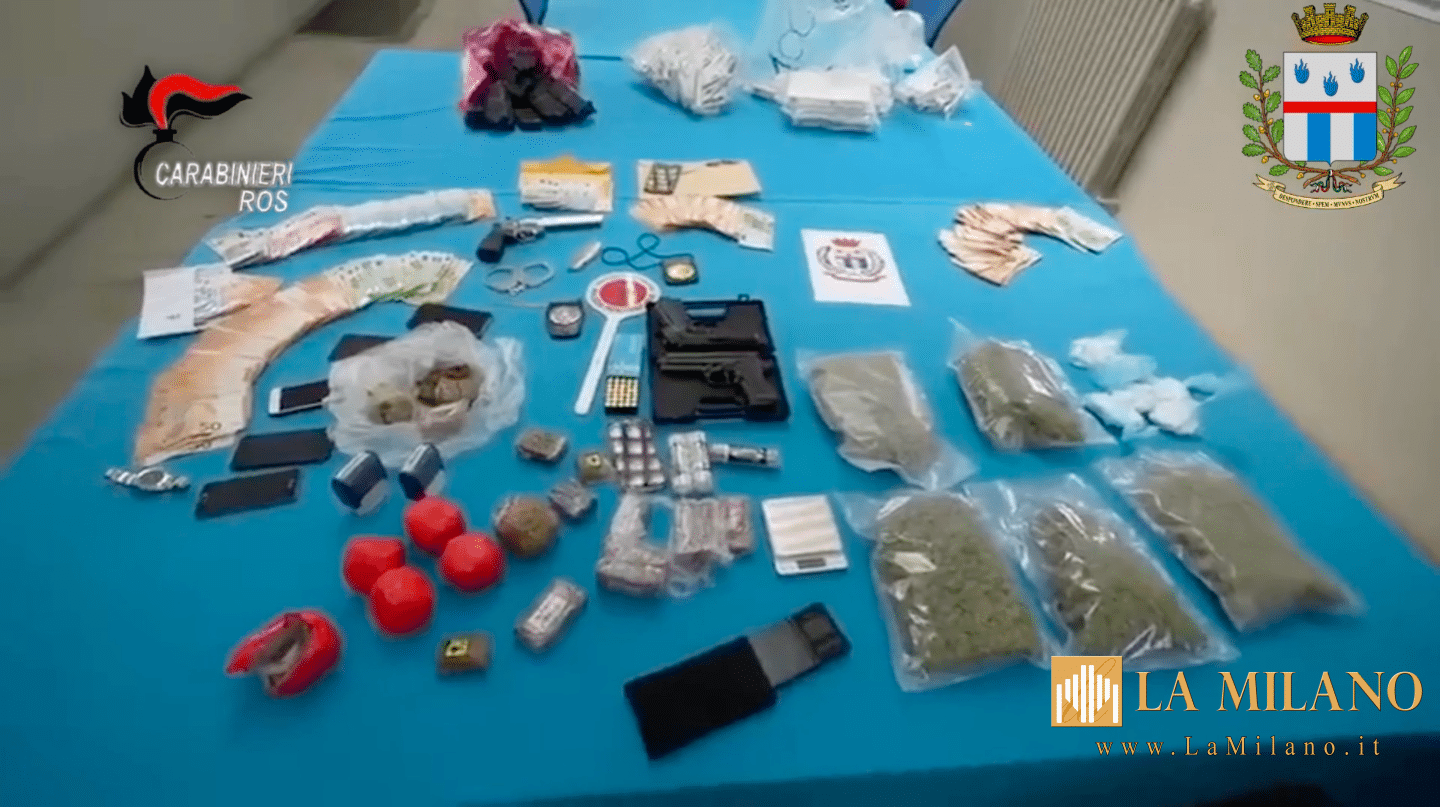 Milano, maxi operazione antidroga: 19 arresti tra i membri del clan Calaiò