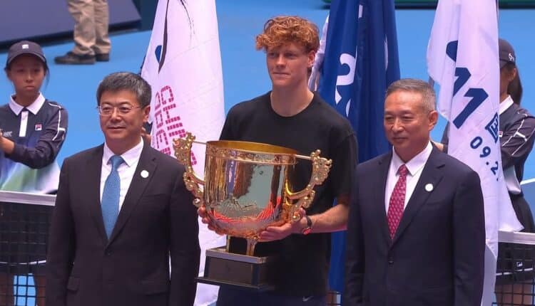 Atp Pechino: Sinner vince la finale contro il giovane Learner. Ora nel mirino c'è Shanghai.