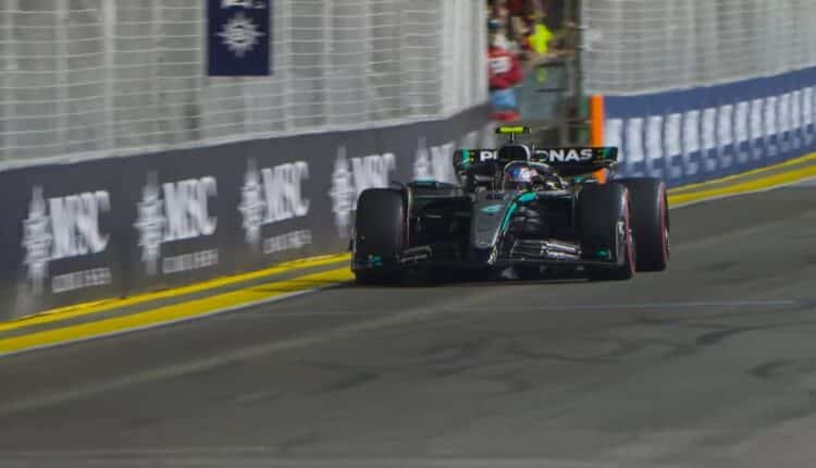 Formula 1: a Singapore super pole di Russell con record della pista