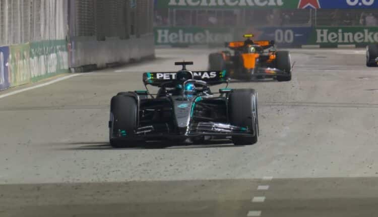 Formula 1: Russell vince a Singapore davanti a Verstappen e Norris