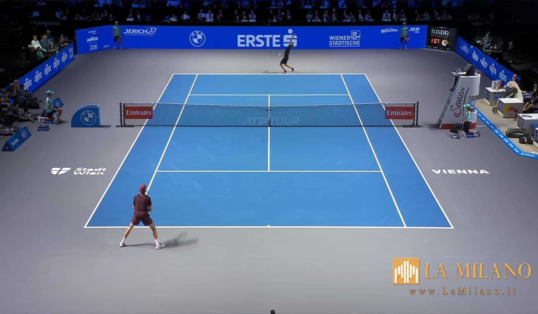 Atp Vienna: Sinner vince in rimonta contro Zverev e alza il quarto trofeo stagionale