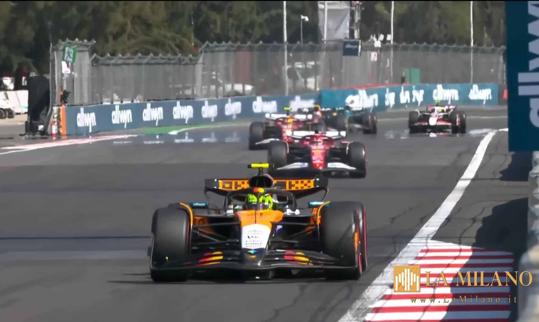 Formula 1: Norris stravince in Messico e vola alla guida del Mondiale, gran secondo posto per Leclerc.