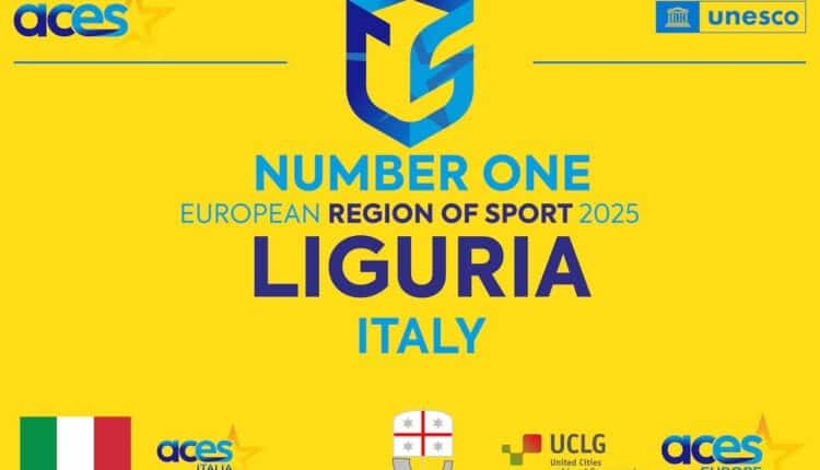 La Liguria incoronata “Best European Region of Sport 2025” da ACES Europe