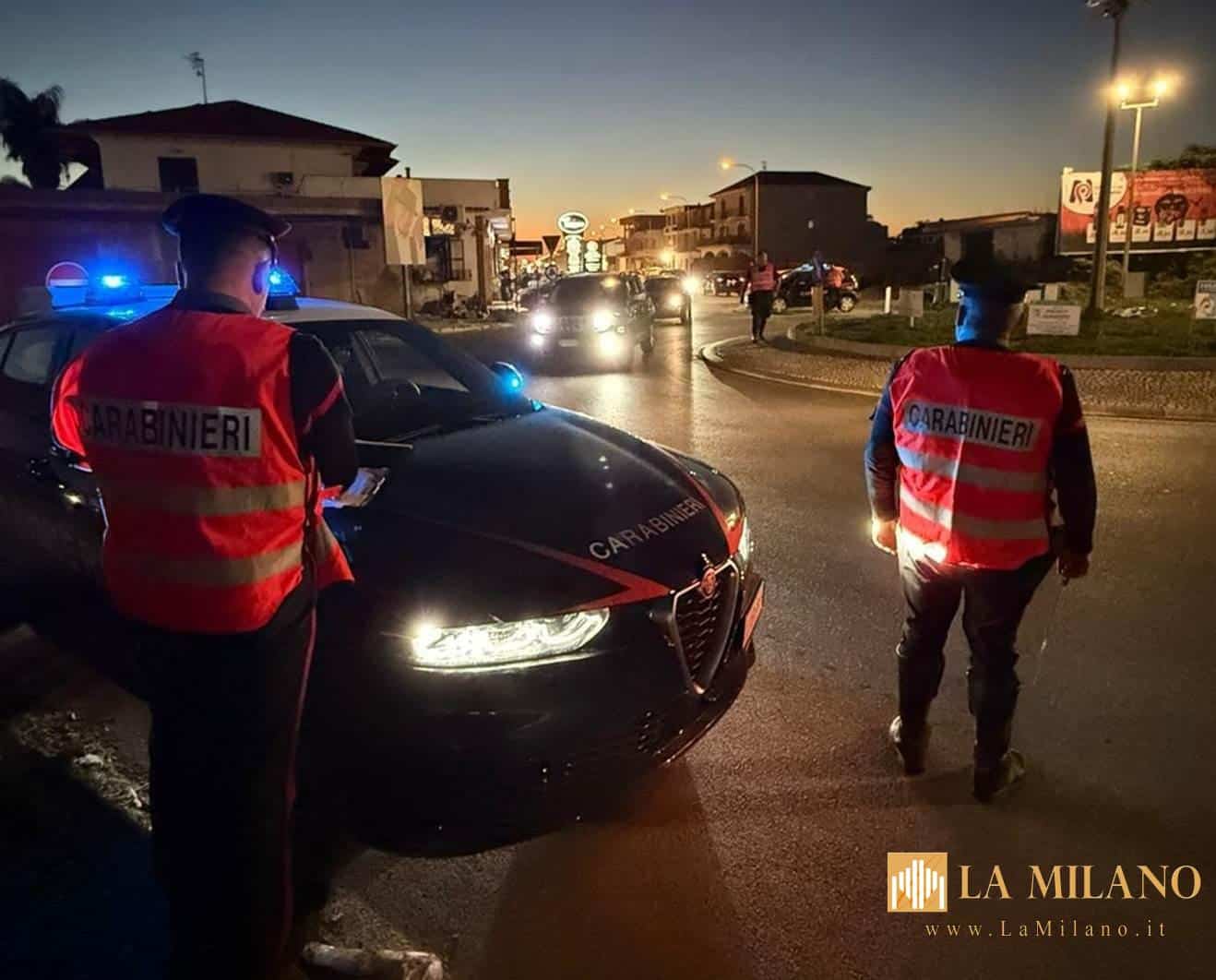 Caserta, maxi operazione dei Carabinieri: arresti per droga, slot illegali e multe per oltre 44mila euro